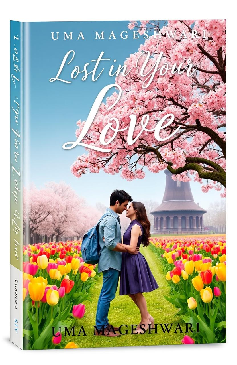 A captivating book cover design for 'Lost in Your Love' by Uma Mageshwari