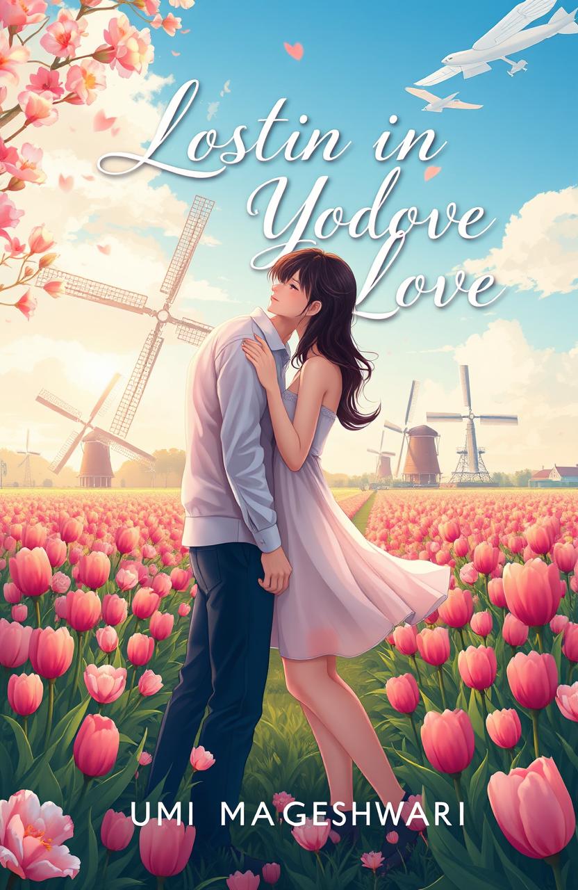 A beautiful book cover design for the title 'Lost in Your Love' by Uma Mageshwari