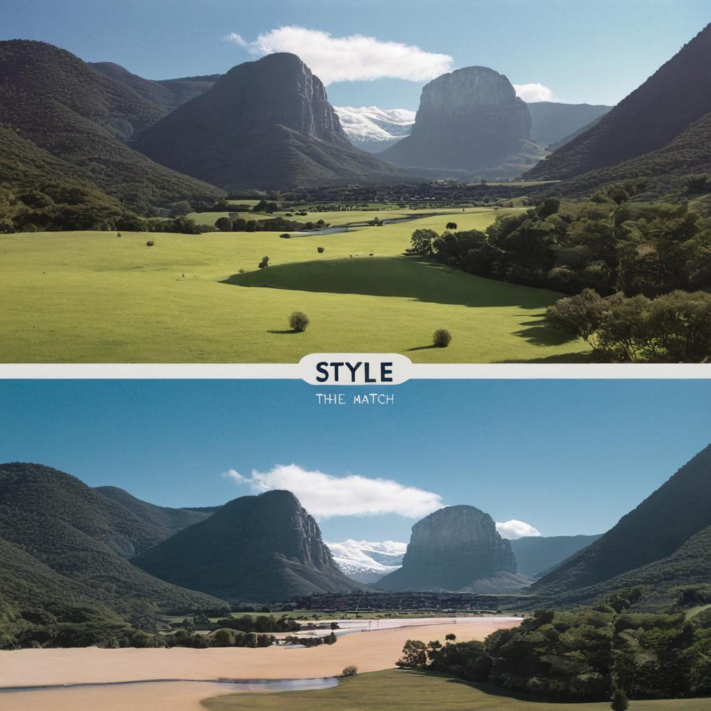 Discover the Harmony of Nature: Lush Valley & Mountains