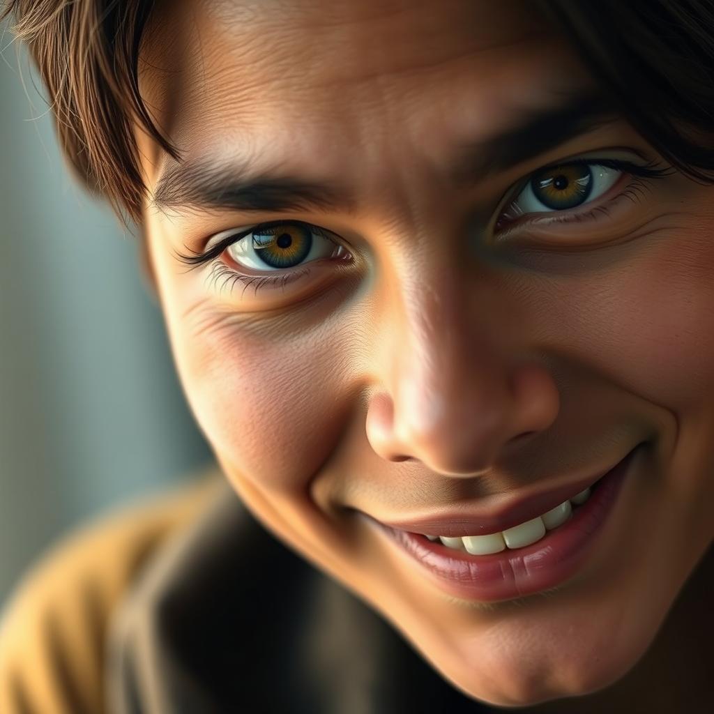 Captivating Close-Up: Strength in Their Eyes
