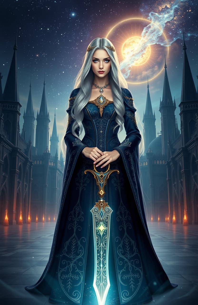 A fantasy epic novel cover featuring a royal theme