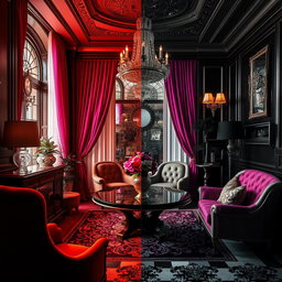 Transform a black and white image into a vibrant, colorful scene, ensuring that every detail is imbued with rich colors that bring it to life