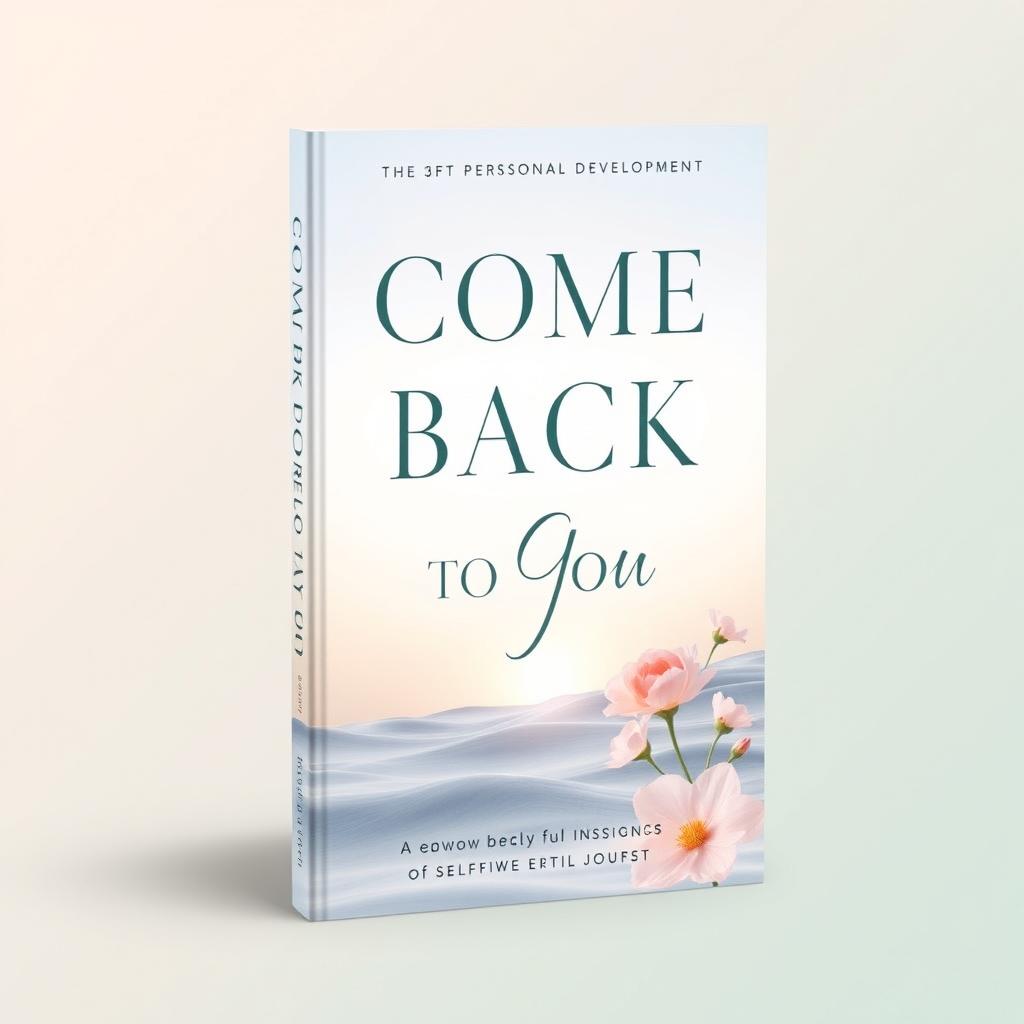 A book cover design for a personal development book titled "COME BACK TO YOU"