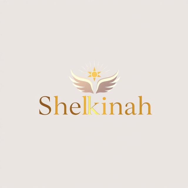 Professional and attractive logo design for a church group named 'Shekinah'