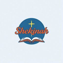 Professional and attractive logo design for a church group named 'Shekinah'