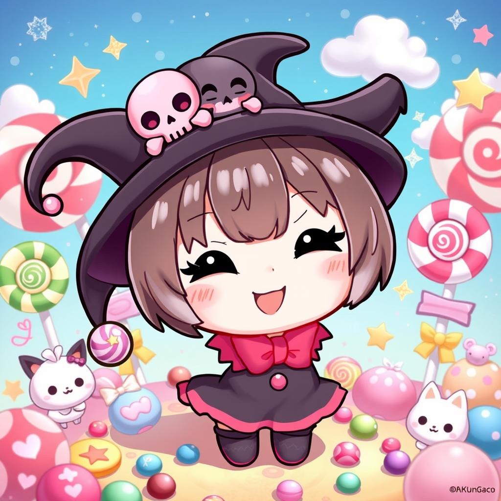 Whimsical Kuromi: A Playful Sanrio Adventure