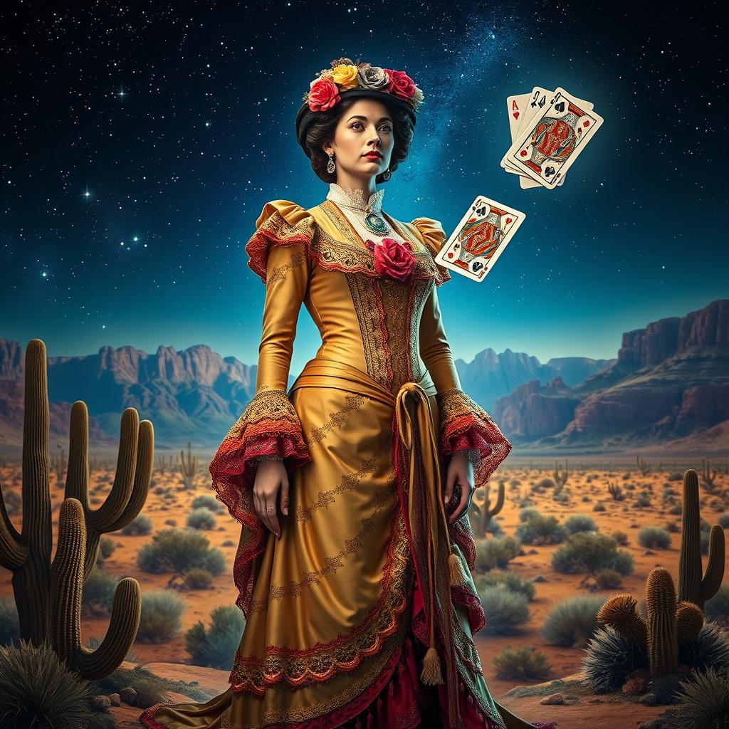 A surreal artistic depiction of Carlotta J
