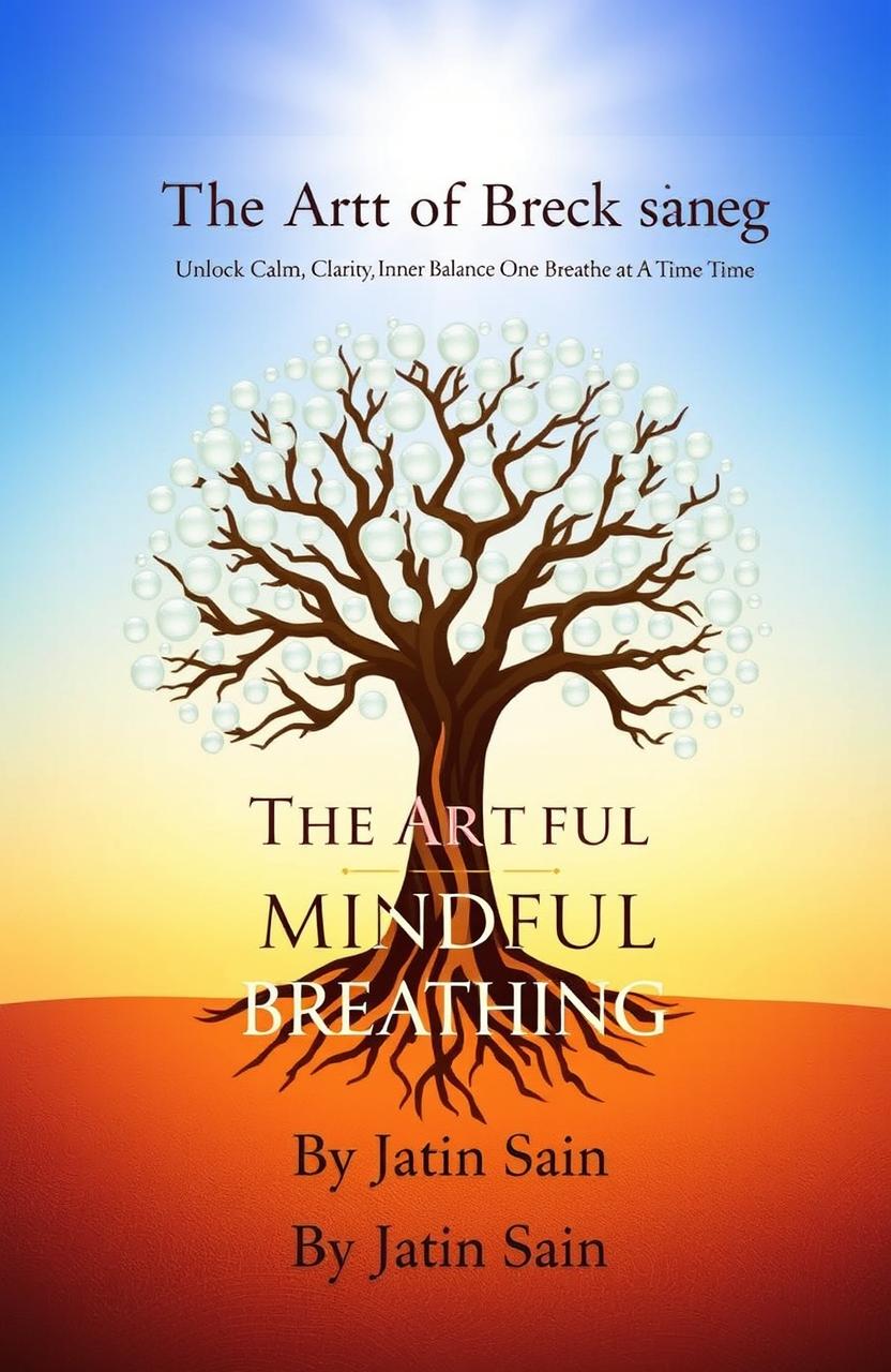 A book cover for 'The Art of Mindful Breathing'