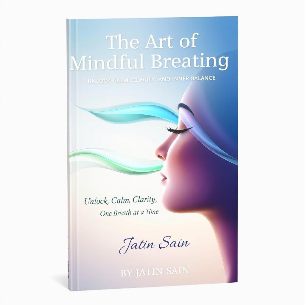 A book cover featuring a serene profile of a face with eyes closed, embodying tranquility