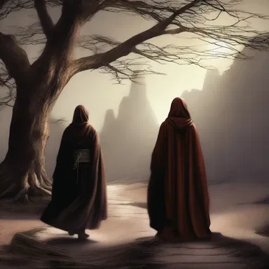 He could either choose to accept his fate as the chosen one or alternatively embark on a journey to defy his destiny.