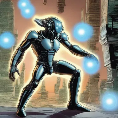 In the science fiction story, the protagonist could either use advanced technology to save the world or alternatively rely on their innate abilities.