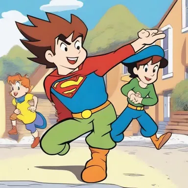 Instead of portraying the protagonist as a brave and fearless character, the cartoon series took an alternatively comedic approach with a clumsy hero.