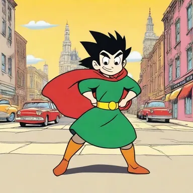 Instead of portraying the protagonist as a brave and fearless character, the cartoon series took an alternatively comedic approach with a clumsy hero.