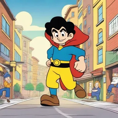 Instead of portraying the protagonist as a brave and fearless character, the cartoon series took an alternatively comedic approach with a clumsy hero.