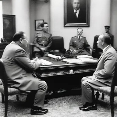 As an alternative to armed conflict, the leaders decided to alternatively negotiate for peace, avoiding a costly and devastating war.