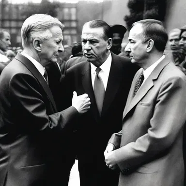 As an alternative to armed conflict, the leaders decided to alternatively negotiate for peace, avoiding a costly and devastating war.