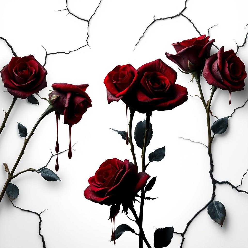 Dark Elegance: Haunting Roses