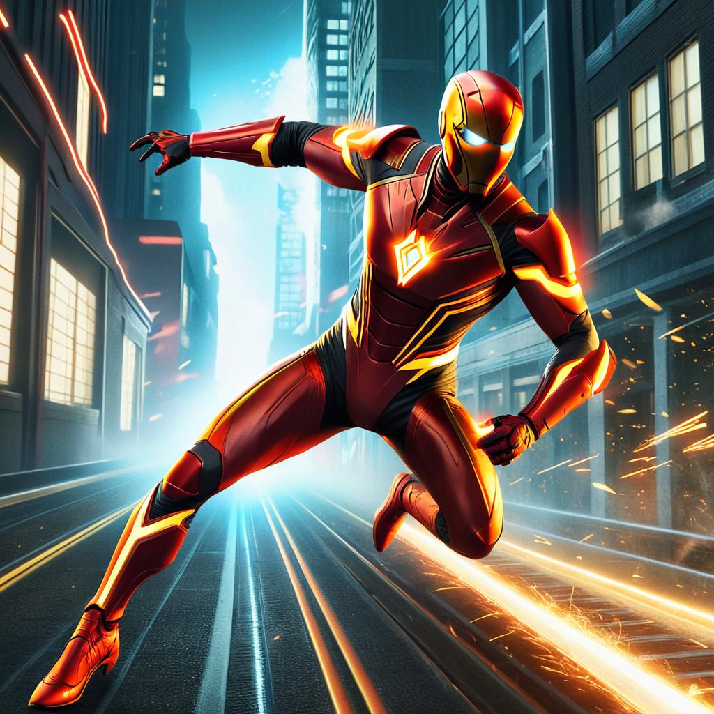 Unleash the Hero: Dynamic Comic Book Artwork