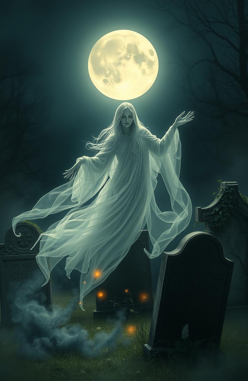 Enchanting Ghost in Ethereal Mist