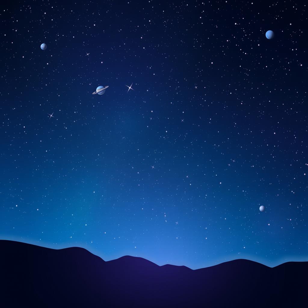 Unlock the Cosmos: A Digital Starry Night