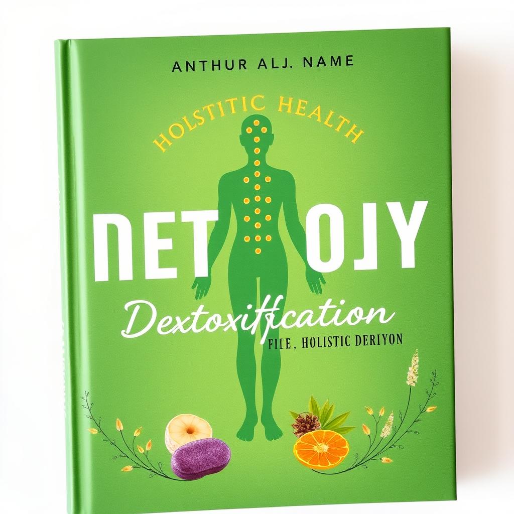 A simple yet striking illustration focusing on holistic health and natural detoxification