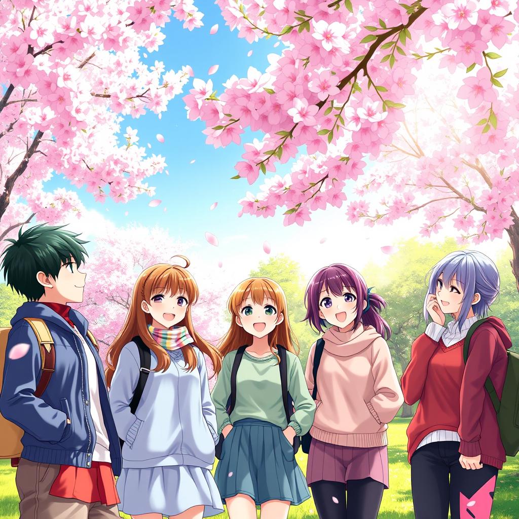 Spring Vibes: Friends in the Park