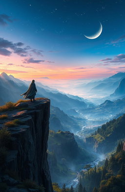 A mystical landscape showcasing the theme of 'Wanderers' Destiny'