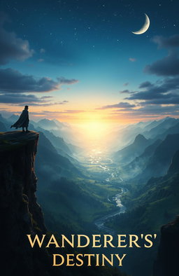 A mystical landscape showcasing the theme of 'Wanderers' Destiny'