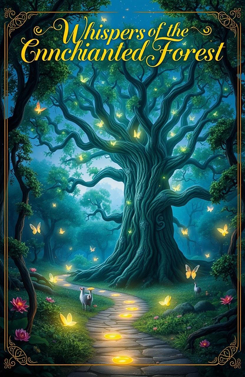 Enchanted Forest: A Mystical Book Cover Design