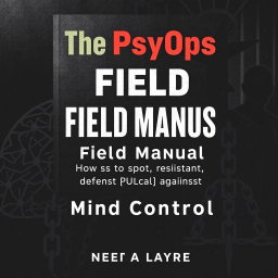 A captivating and insightful book cover design for 'The PsyOps Field Manual: How to Spot, Resist, and Defend Against Mind Control'