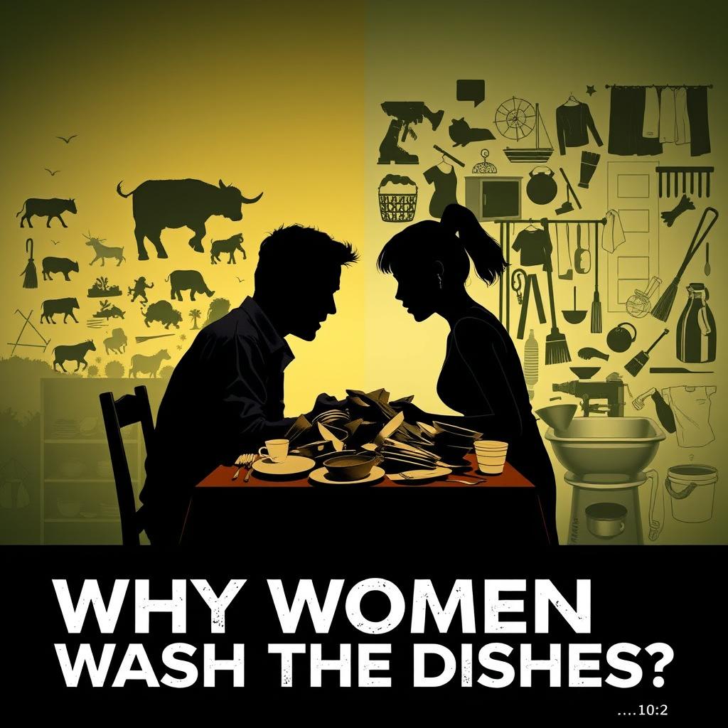 A movie poster for a film called 'Why Women Wash the Dishes'