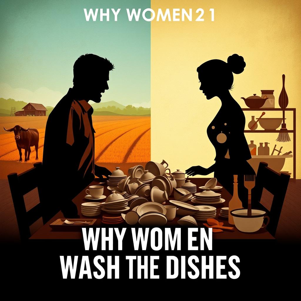 A movie poster titled 'Why Women Wash the Dishes