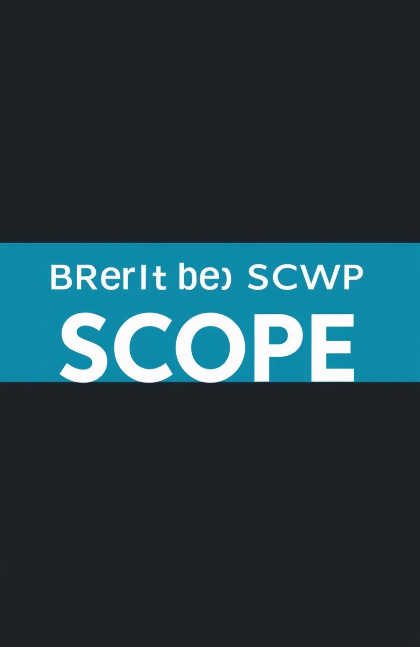 To effectively break down a project scope, start by outlining the main objectives and deliverables