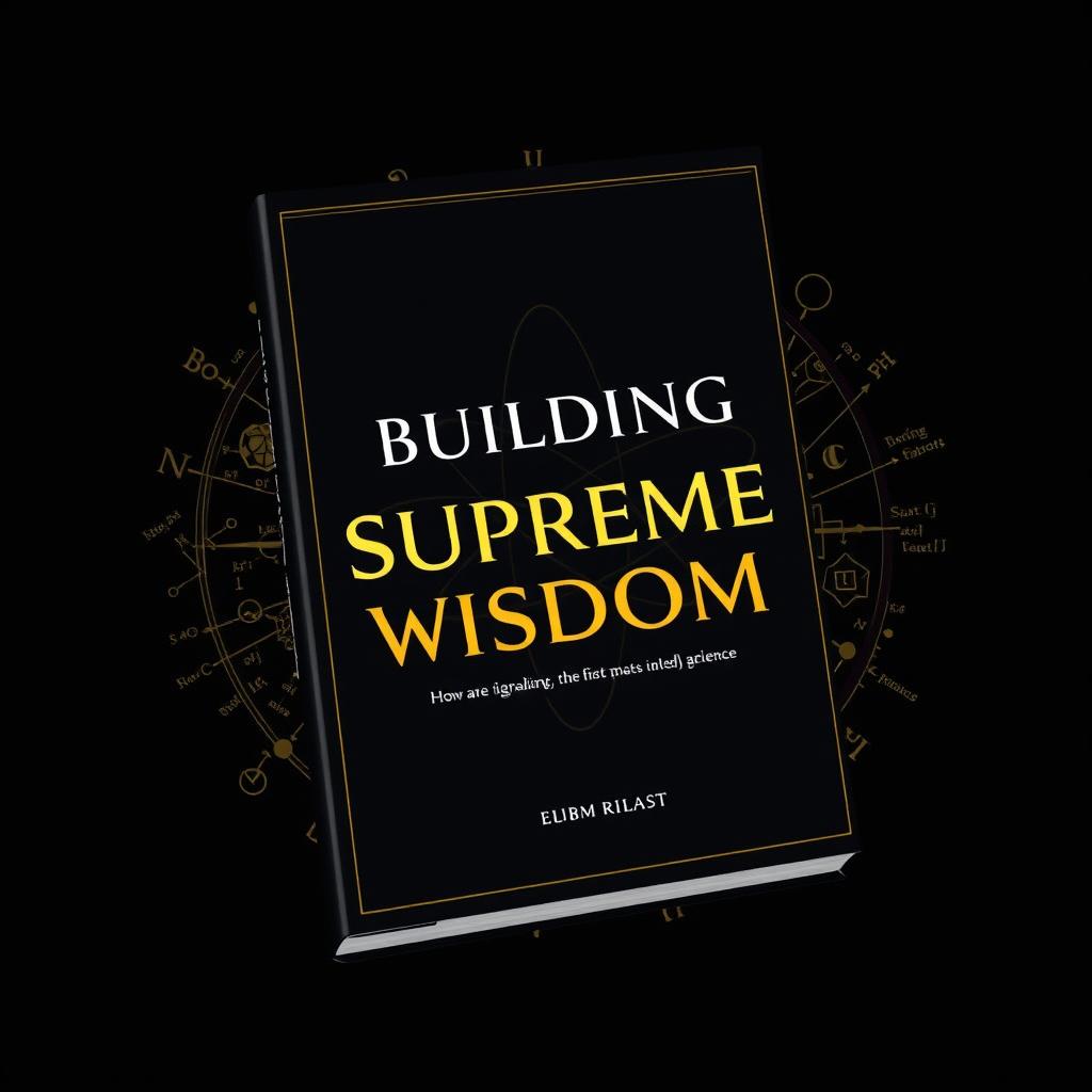 A striking book cover titled 'Building Supreme Wisdom'