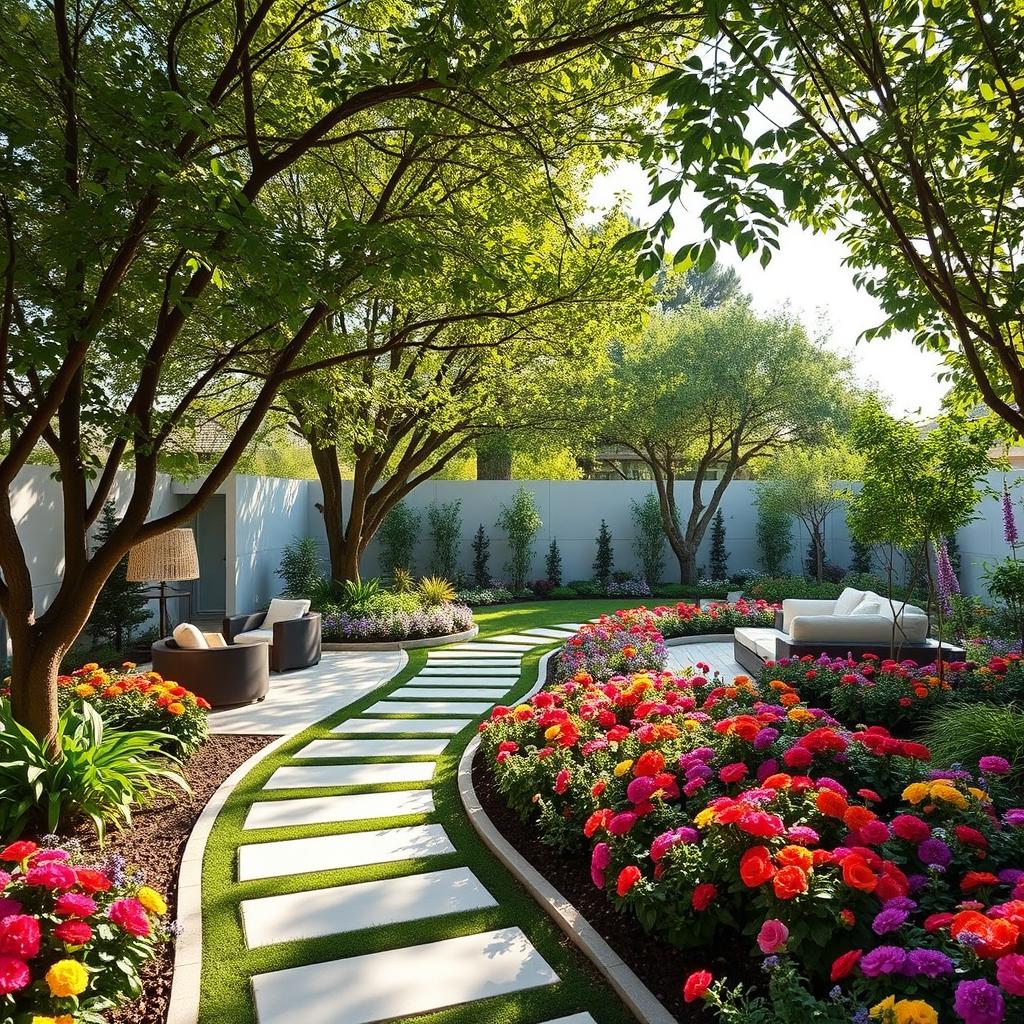 Transform Your Space: A Lush Modern Backyard