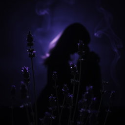 A dark aesthetic scene that embodies the theme 'Shadows of Us'