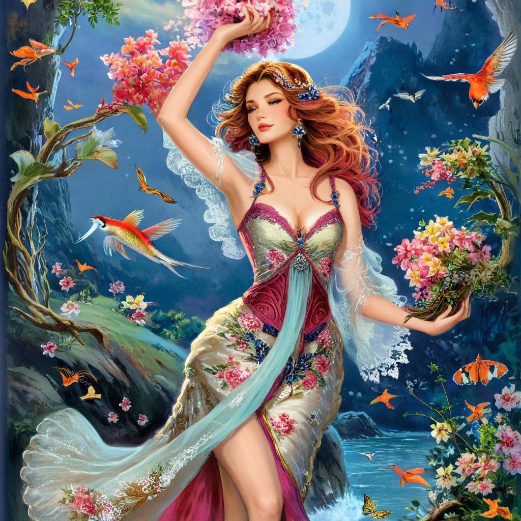 Enchanting Moonlit Fairy Princess