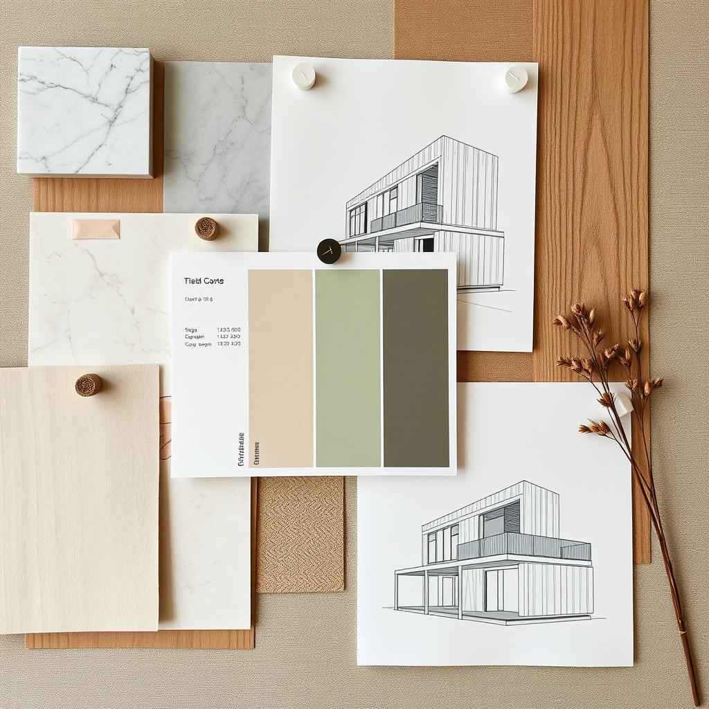 Unlock the Future: Modern Interior Design Concept Board