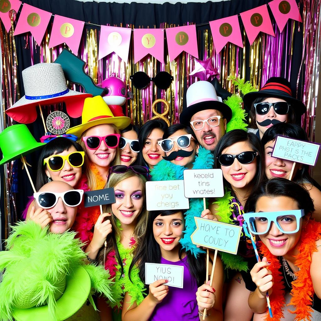 Capture the Fun: Vibrant Photo Booth Setup
