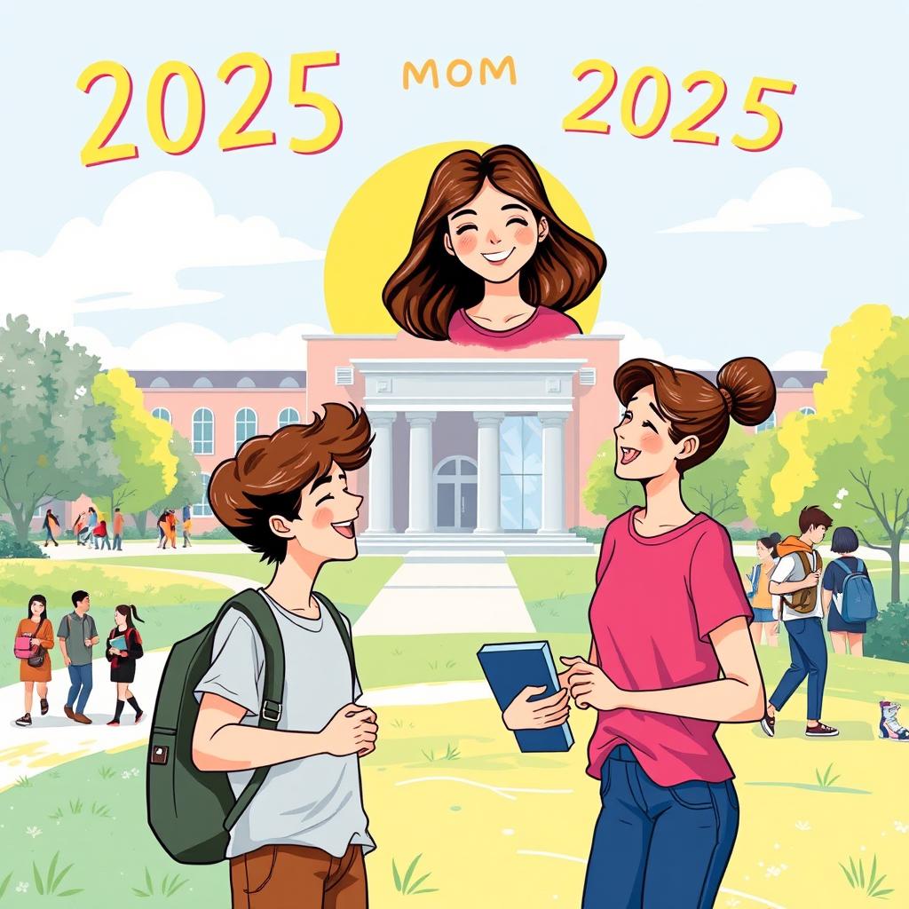 A vibrant and inspiring illustration depicting the user's goals for 2025