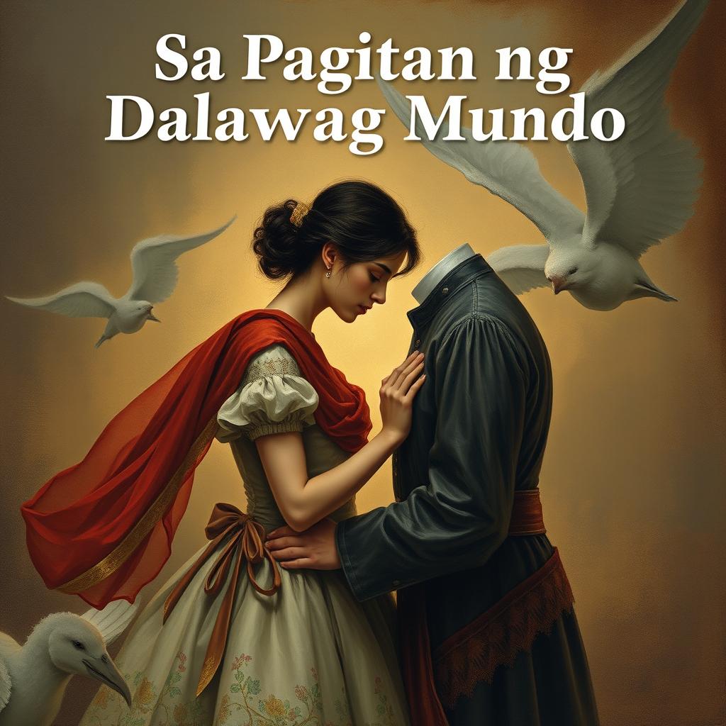 Title: "Sa Pagitan ng Dalawang Mundo" (In Between Two Worlds), a tragic love story set in the 1880s