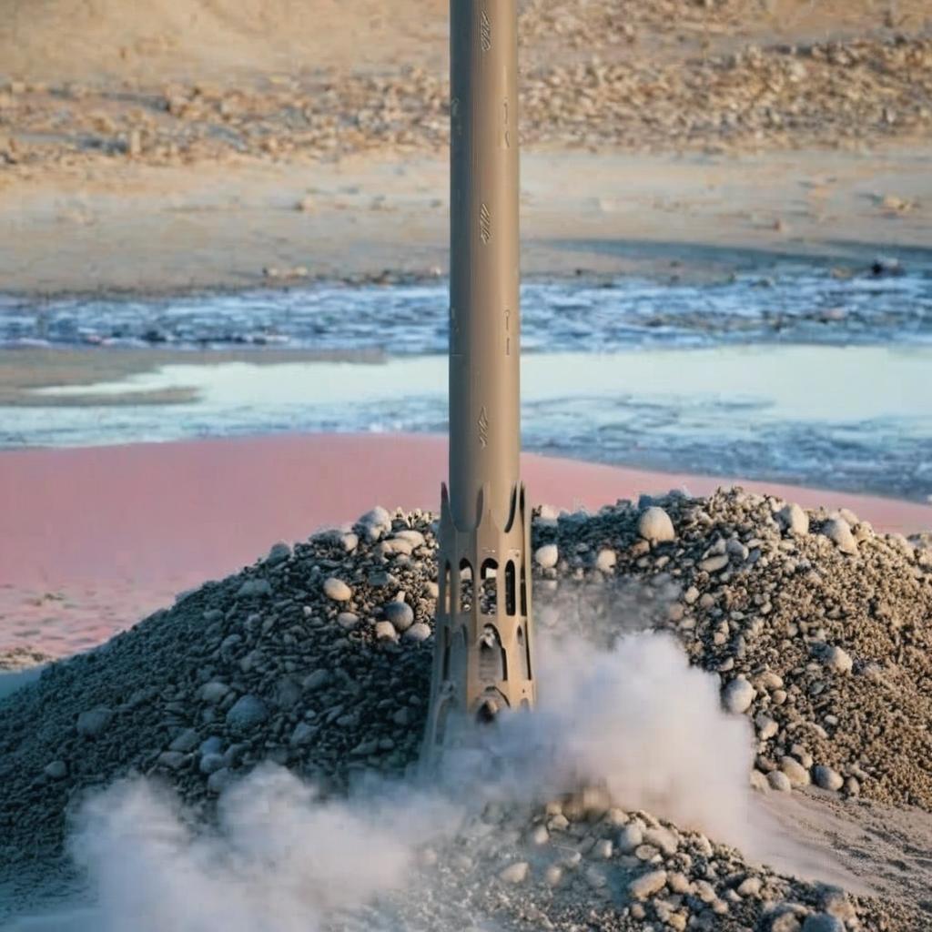 Unveiling Nature's Art: Surreal Industrial Landscape