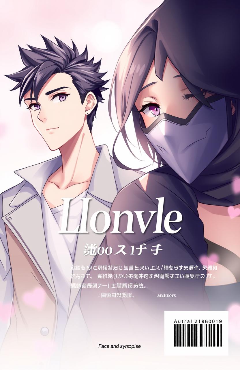 A novel cover featuring a modern 2D anime-style illustration