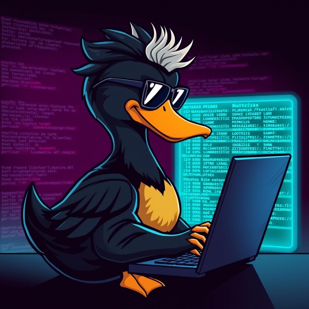 Meet the Edgy Hacker Duck