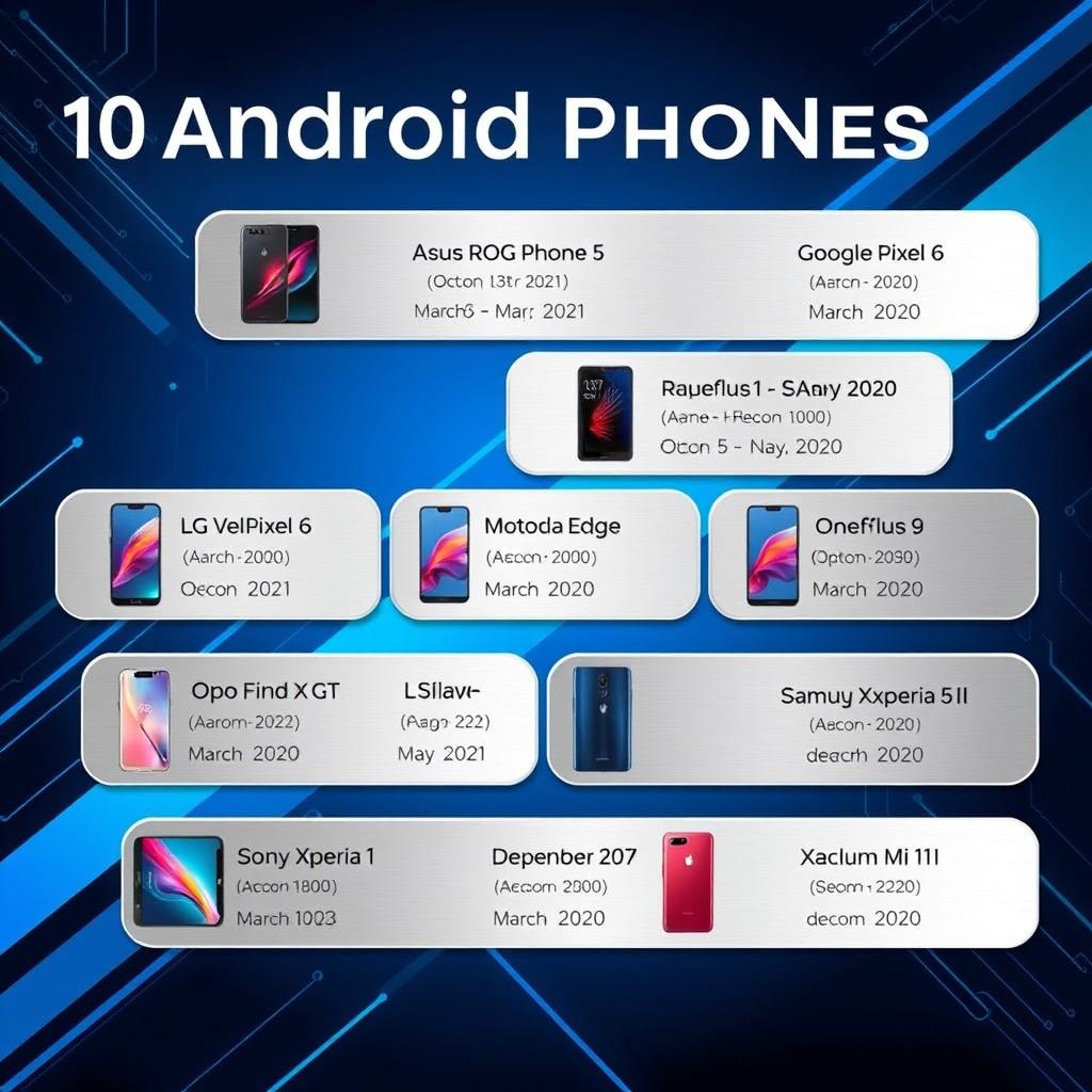 Discover 10 Must-Have Android Phones: A Visual Guide
