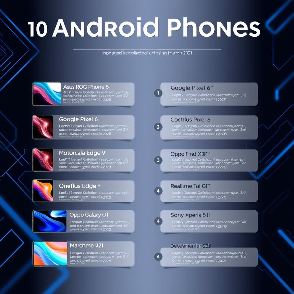 Discover 10 Must-Have Android Phones: A Visual Guide