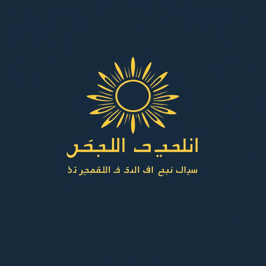 A unique and elegant classic logo for a technology company named 'نو آوری افزای آفتاب مهر', which operates under the charity 'نگاه آفتاب مهر'