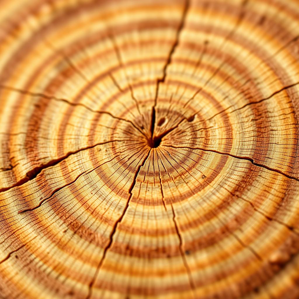 a close-up view of a wooden core pixel design, showcasing intricate details of the wood's texture, color variations, and grain patterns in a pixelated style