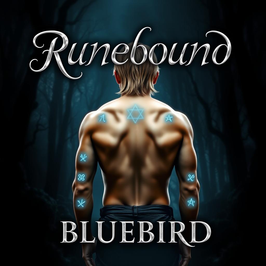 A fantasy-themed book cover titled 'RUNEBOUND'