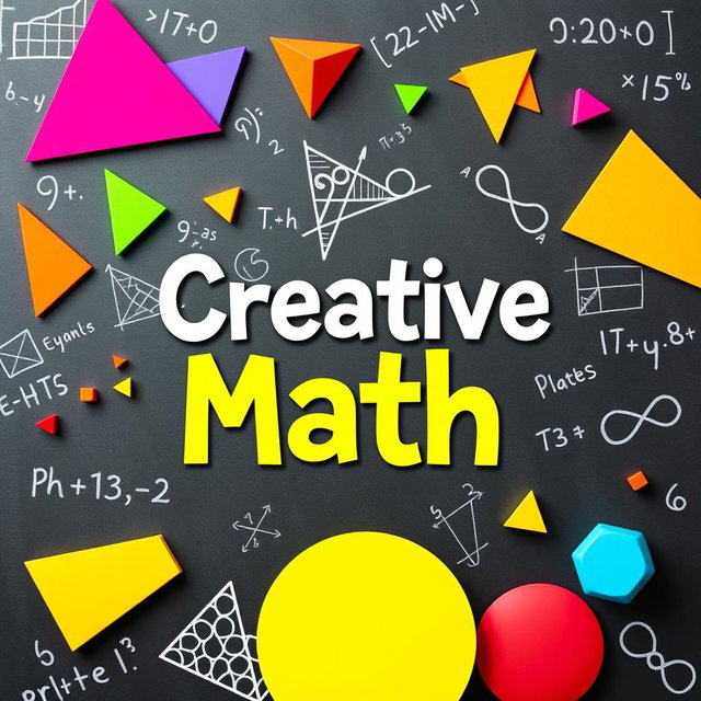 Unleash Your Creativity with a Vibrant Maths Portfolio Cover